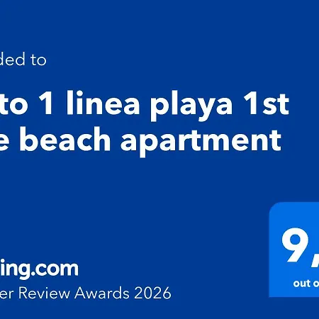 Διαμέρισμα Apto 1 Linea Playa 1st Line *